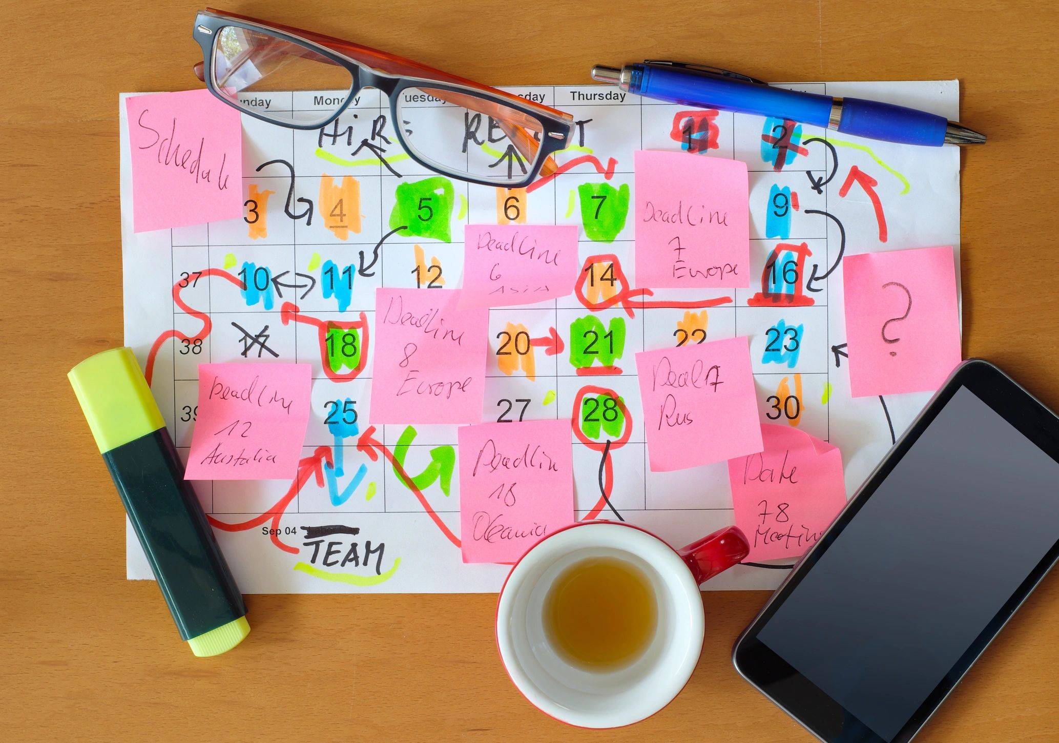 Calendar scheduling and appointments